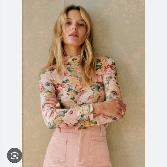 Sezane Felix Jumper in London Bouquet - Picture 7 of 7